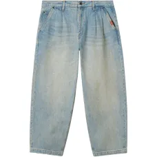 Плиссированные джинсы