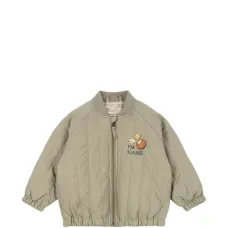 Стёганый бомбер Juno с вышивкой