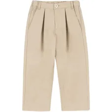 Плиссированные брюки на резинке