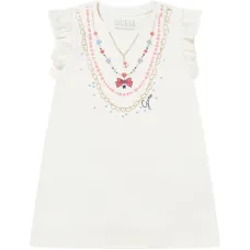 Платье с принтом в виде ожерелья