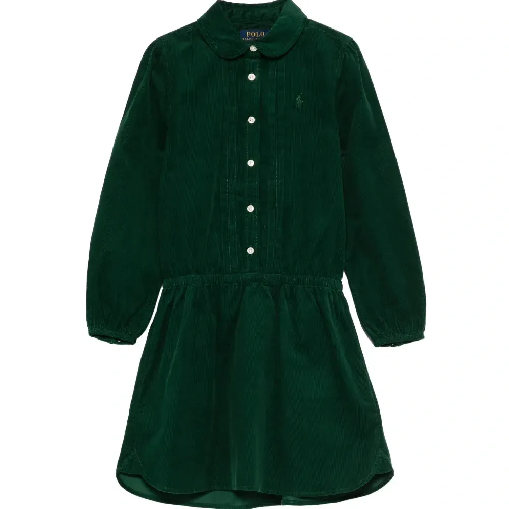 Вельветовое платье с воротником Питер Пэн