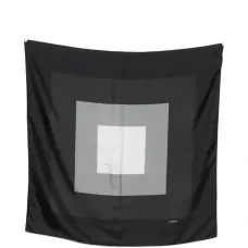 Геометрический шелковый шарф