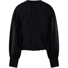 Топ с рукавами-блузонами