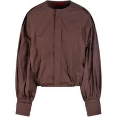 Рубашка с рукавами «баллон»