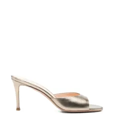 Туфли-лодочки на каблуке из телячьей кожи