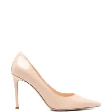 Туфли-лодочки на каблуке из телячьей кожи