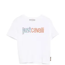 Футболка с украшением в виде логотипа