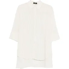 Слойчатая рубашка в полоску