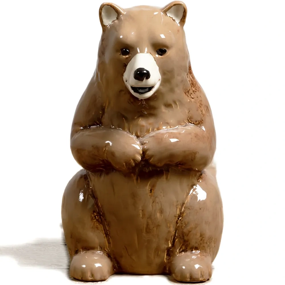 Керамический кувшин в виде медведя