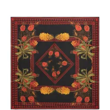 Шарф с цветочным принтом