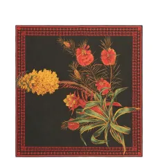 Шарф с цветочным принтом