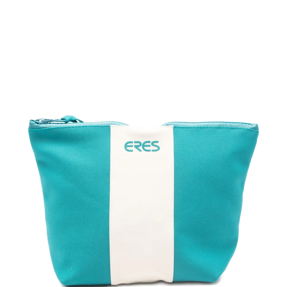 Полосатый пляжный клатч на молнии