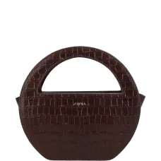 Мини-сумка-тоут Edda с тиснением Мини-сумка-тоут Edda с тиснением