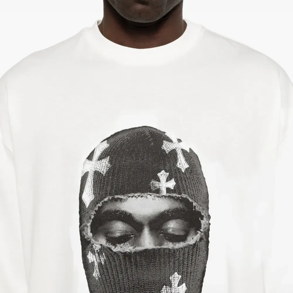 Свитшот с круглым вырезом и принтом Mask Crosses