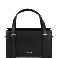 Мини-сумка-тоут Belmondo с пряжкой Мини-сумка-тоут Belmondo с пряжкой