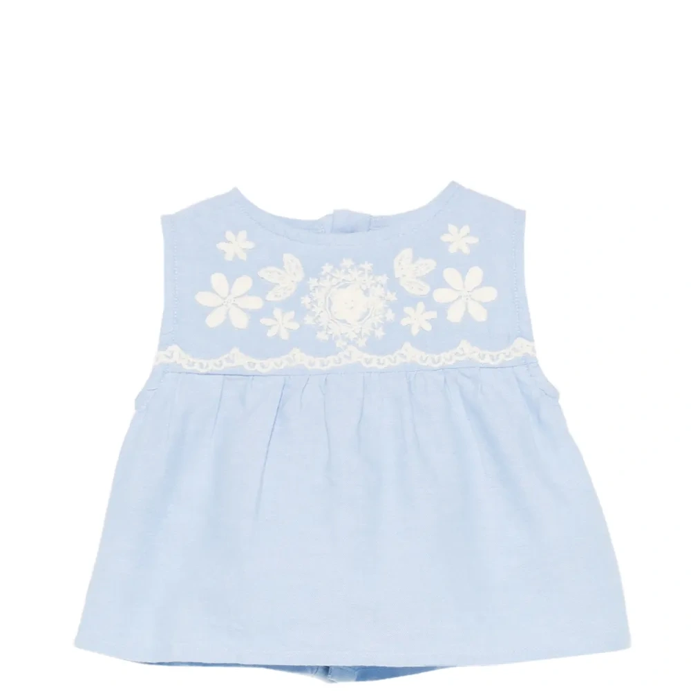 Топ Malaya с цветочной вышивкой