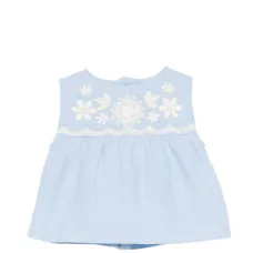 Топ Malaya с цветочной вышивкой