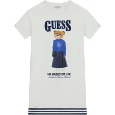 Платье-футболка с принтом медведя