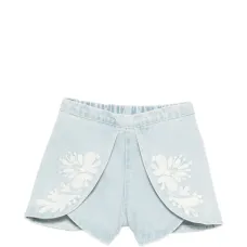 Джинсовые шорты Asya с цветочной вышивкой