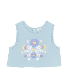 Топ Albane с вышивкой в виде цветов