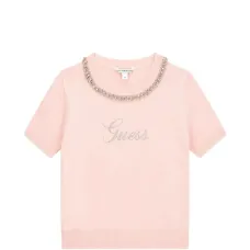 Футболка, украшенная стразами