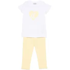 Комплект леггинсов с сердечками (две штуки)