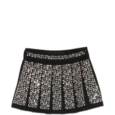 Плиссированная юбка с украшениями