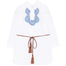 Платье с кружевной вышивкой