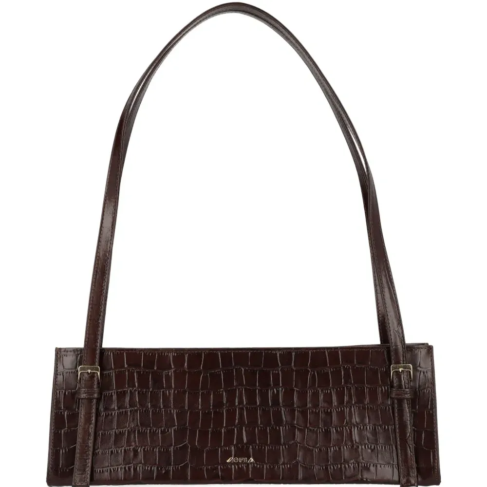 Сумка с жесткой конструкцией и плечевым ремнем