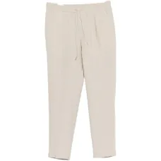 Плиссированные брюки на завязках Плиссированные брюки на завязках