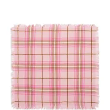 Клетчатый шарф из тканого материала