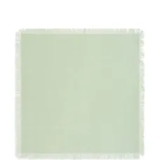 Квадратный шарф из саржи с бахромой Квадратный шарф из саржи с бахромой