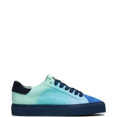 Кроссовки с тиснением под крокодила