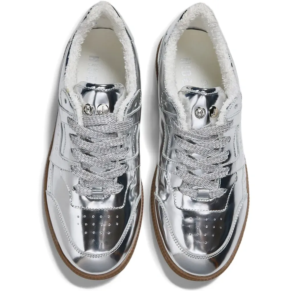 Кроссовки с ворсистой отделкой