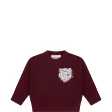 Свитер с круглым вырезом