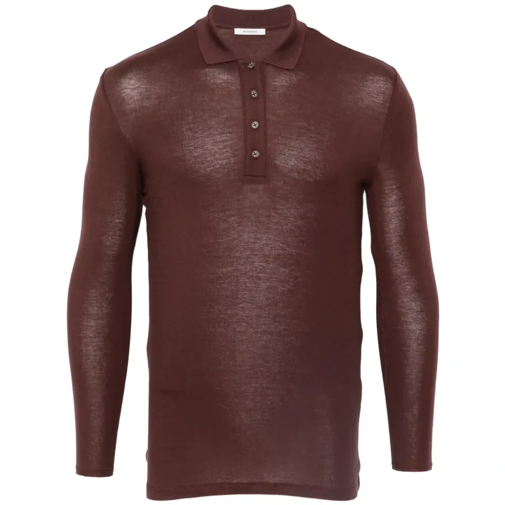 Поло с длинными рукавами