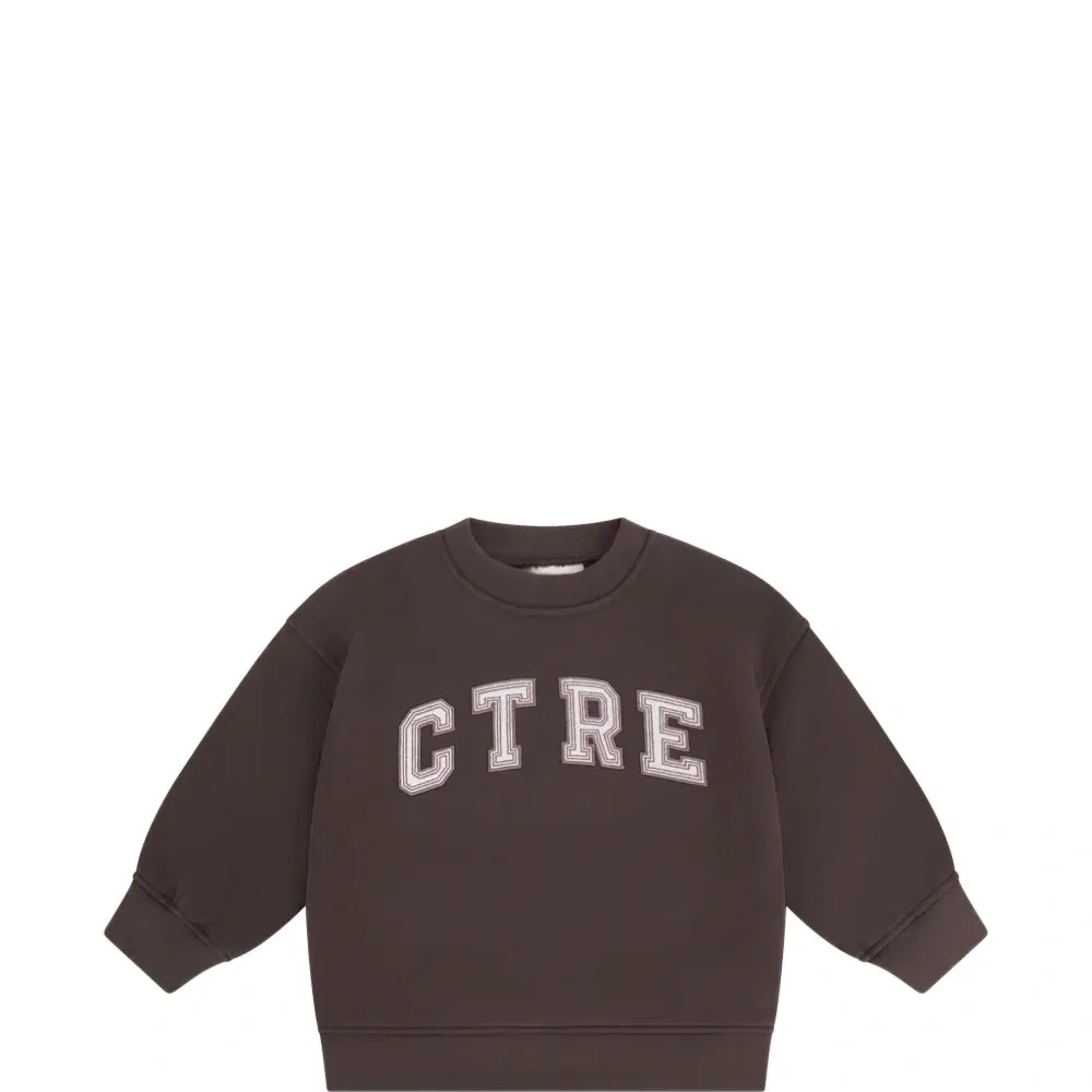 Свитшот с круглым вырезом