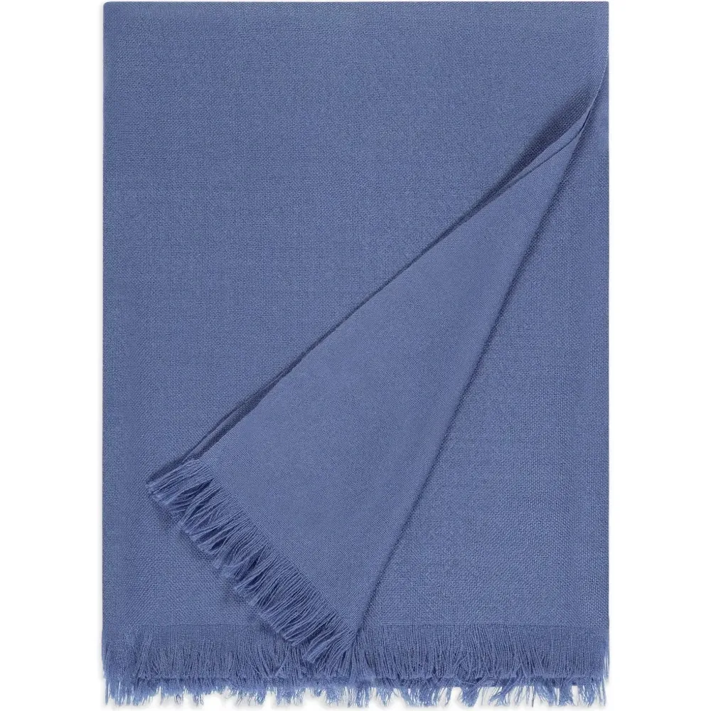 Шарф из вуали с бахромой