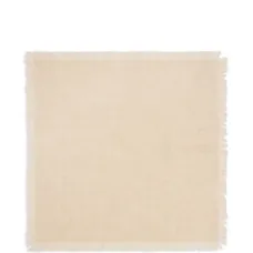 Квадратный шарф из твила с бахромой