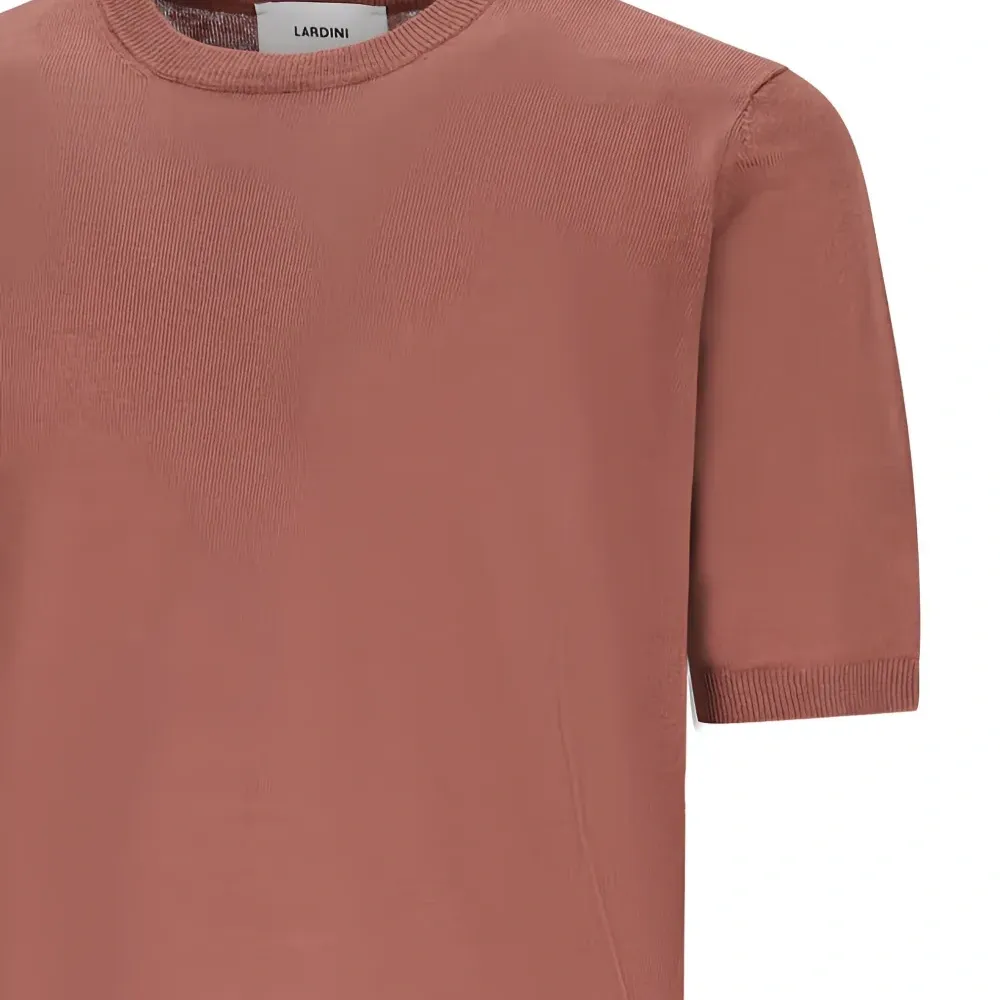 Вязаная футболка с короткими рукавами