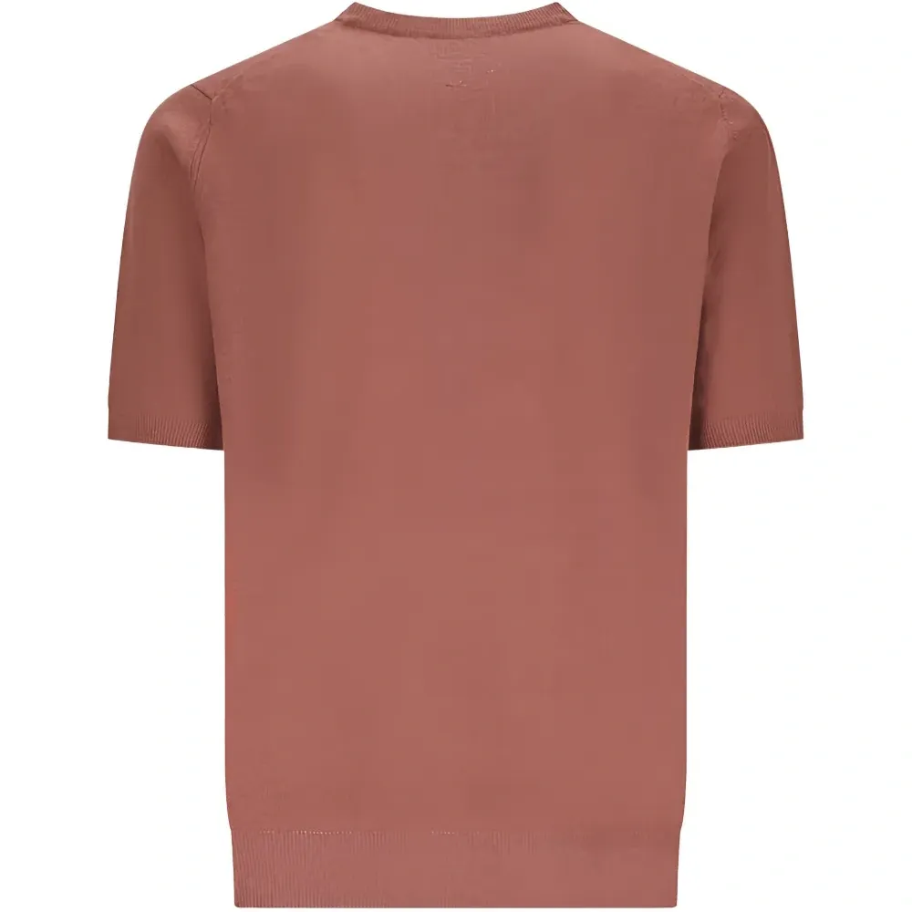 Вязаная футболка с короткими рукавами