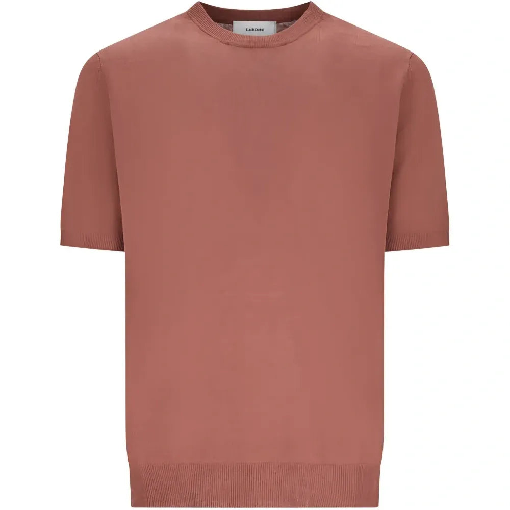 Вязаная футболка с короткими рукавами