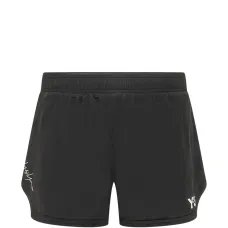 Черные шорты с логотипом