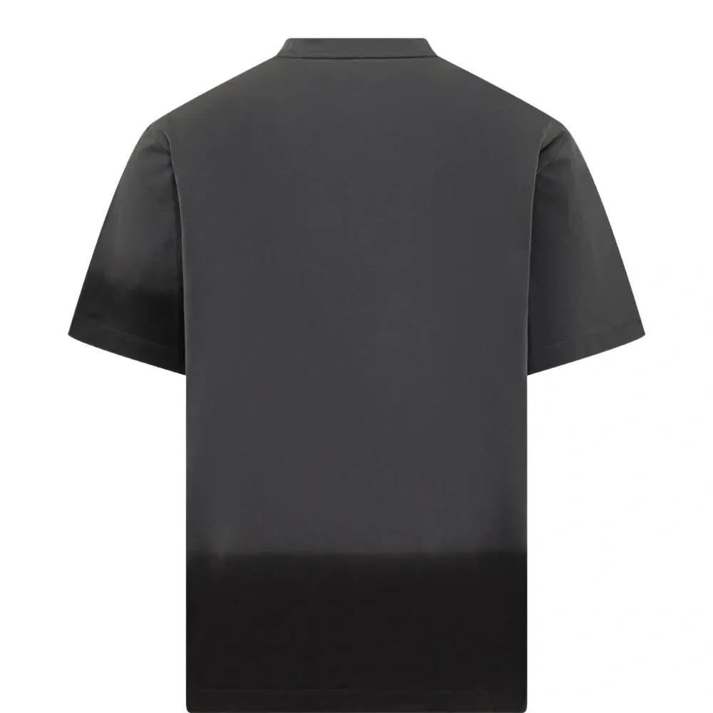 Футболка с эффектом дип-дай и короткими рукавами