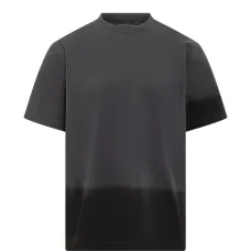 Футболка с эффектом дип-дай и короткими рукавами