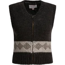 Жилет на молнии с жаккардовым узором