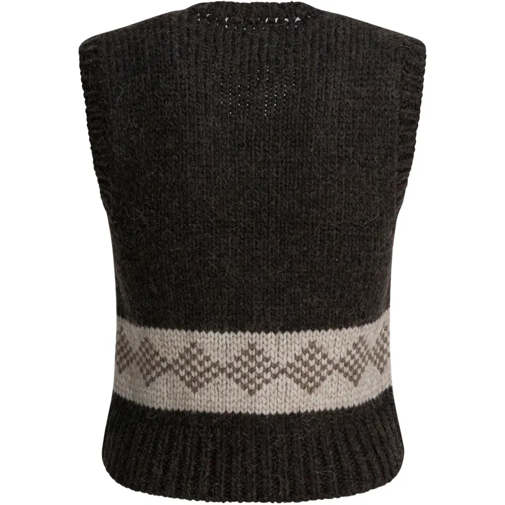 Жилет на молнии с жаккардовым узором