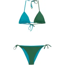 Пляжная одежда с завязками и цветными блоками