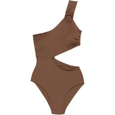 Купальник на одно плечо с кольцом Купальник на одно плечо с кольцом