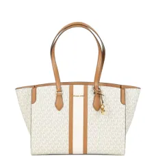 Сумка-тоут с подвеской и фирменным узором Сумка-тоут с подвеской и фирменным узором